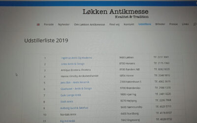 Udstillerlisten til Løkken Antikmesse 2019